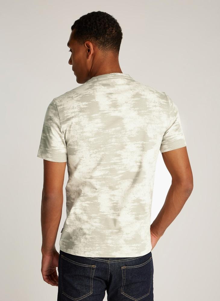 All Over Print Crew Neck T-Shirt