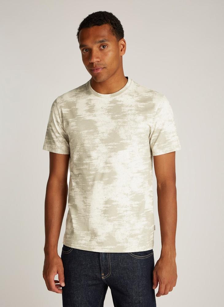 All Over Print Crew Neck T-Shirt