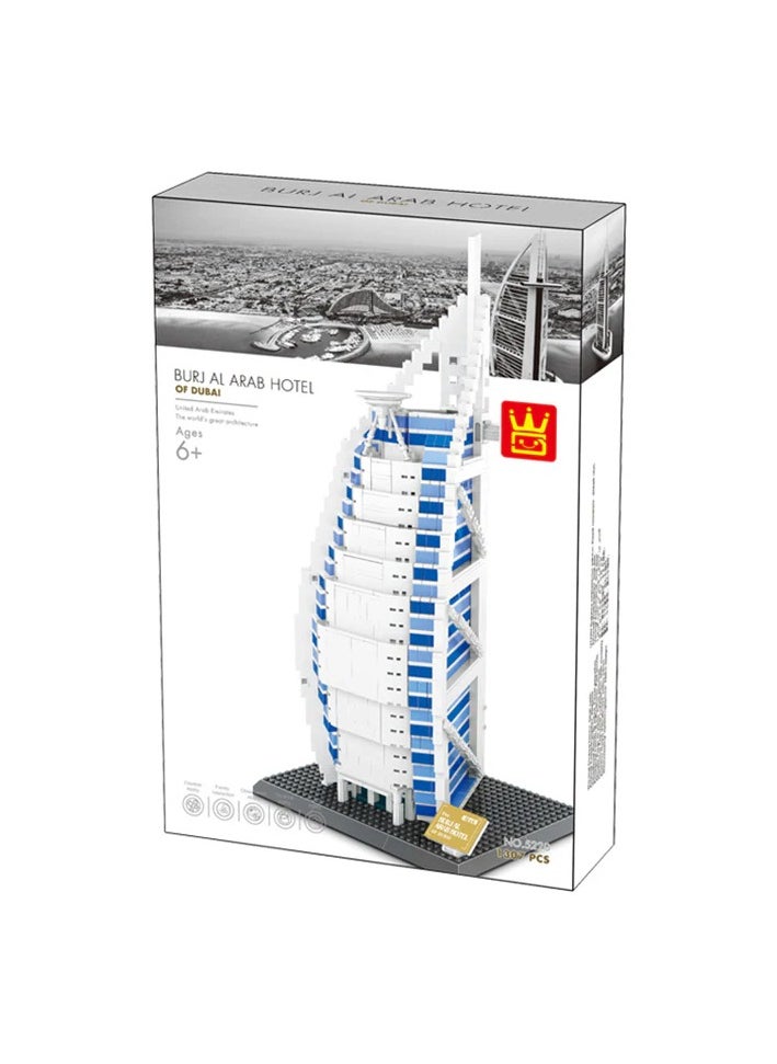 The Burj Al Arab Hotel of Dubai Building Bricks Sets