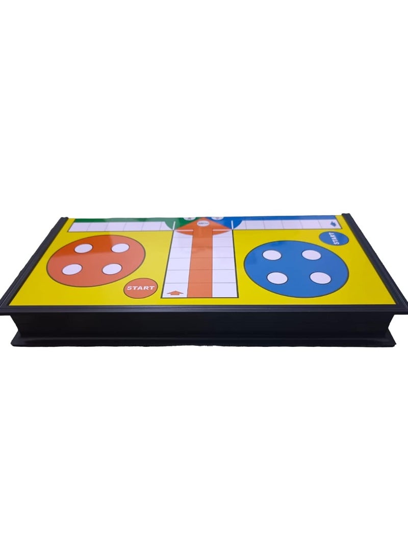 Magnetic Ludo Board Game - Fun and Classic Game for the Whole Family - Suitable for 2-4 Players - Durable and Portable Design