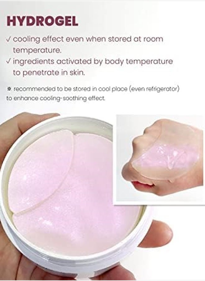 KSECRET Advanced Regenerating Eye Gel Patches, 102g/3.45oz. 60pcs (15 full pairs) with RETINOL | Korean Skincare | Under Eye Masks for Anti-Wrinkles, Anti-Aging, Dark Circles, Puffiness…