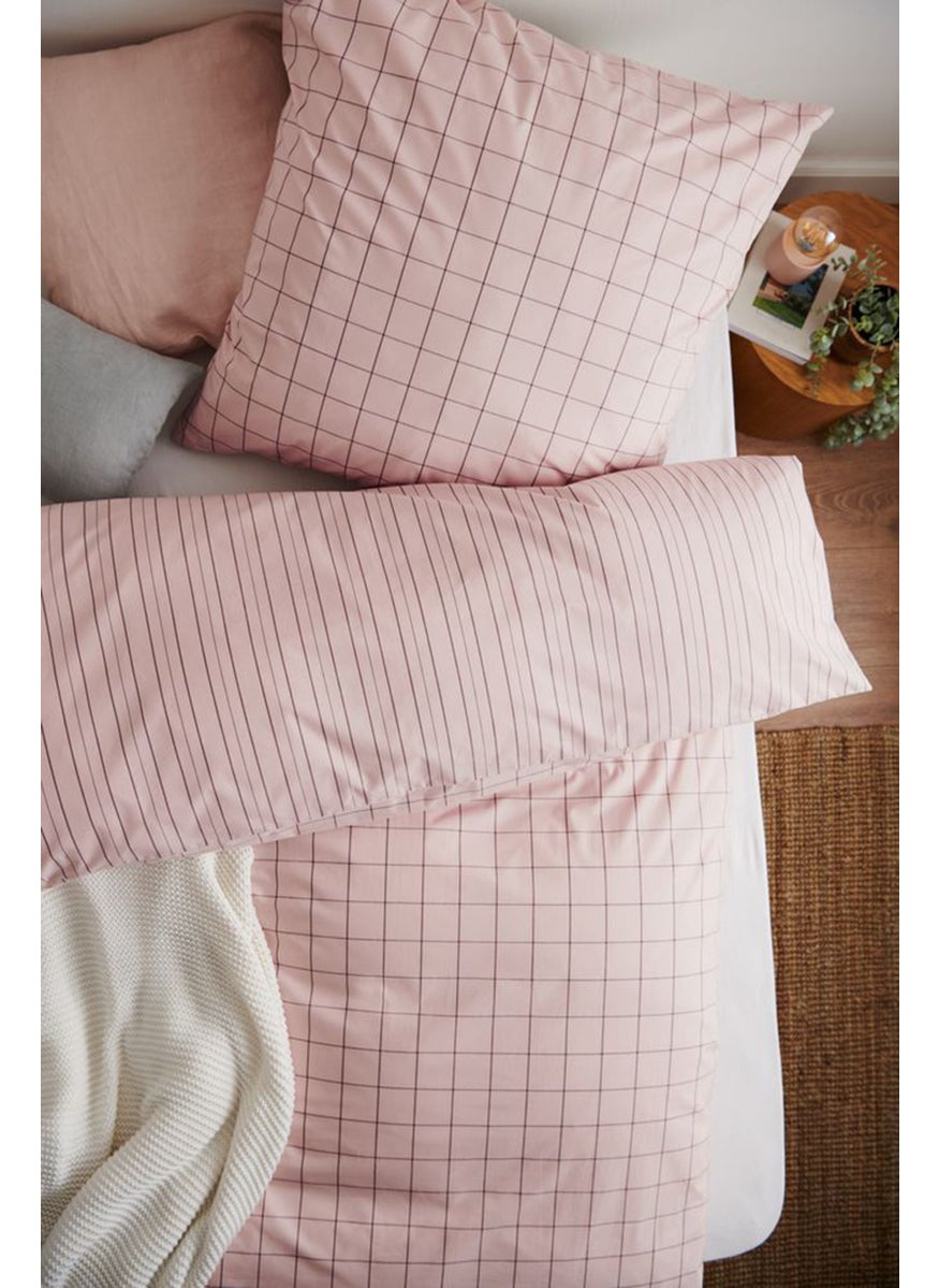 Single Premium Cotton Duvet Set 155 x 220 cm, Pink