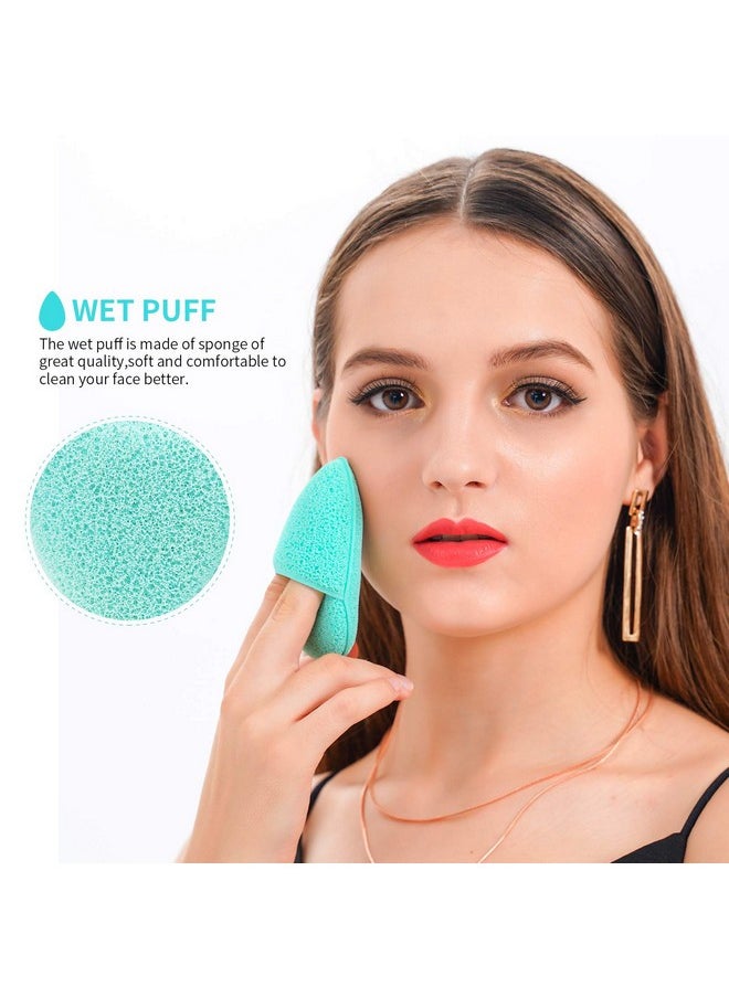 Silicone Face Brush Double-Ended Facial Cleansing Sponges 4 Pcs Soft Facial Cleansing Brush Mud,Clay Diy