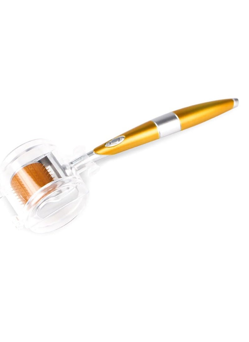 Professional Derma Roller 192 Individual Real Needles Titanium Micro Needles Skin Care Tools Microneedling Roller for Home Use with Storage Case & User Manual