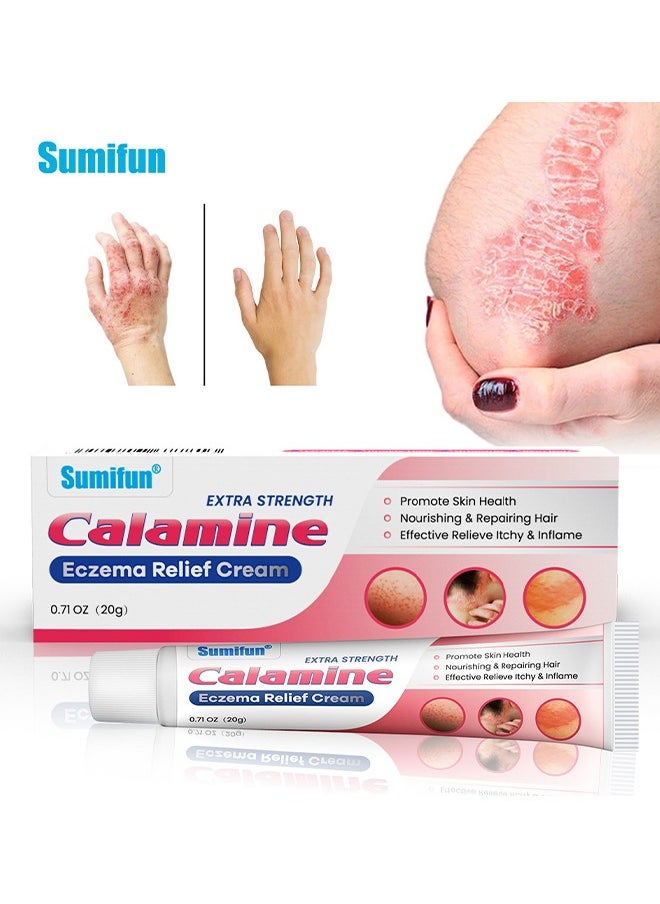 Eczema Relief Cream-Treatment Psoriasis Eczema Cream Antibacterial Antipruritic Dermatitis Herbal Ointment Anti-Itch Medical Plaster