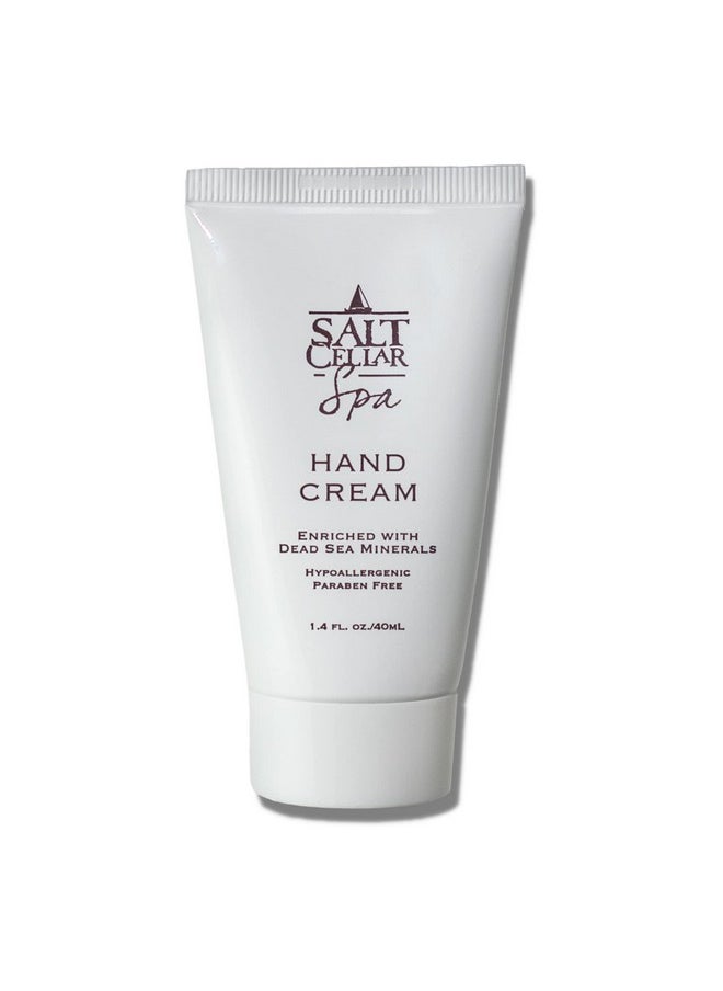 Spa Dead Sea Mineral Hand Cream, Moisturizer Lotion For Dry, Cracked Skin Enriched With Glycerin, Olive Oil, Paraben Free, Fast Absorbing, Travel Size 1.4 Fl Oz (40 Ml)