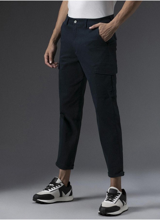 Men Navy Trousers