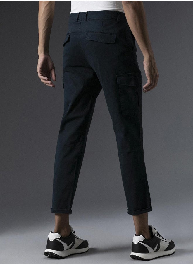 Men Navy Trousers