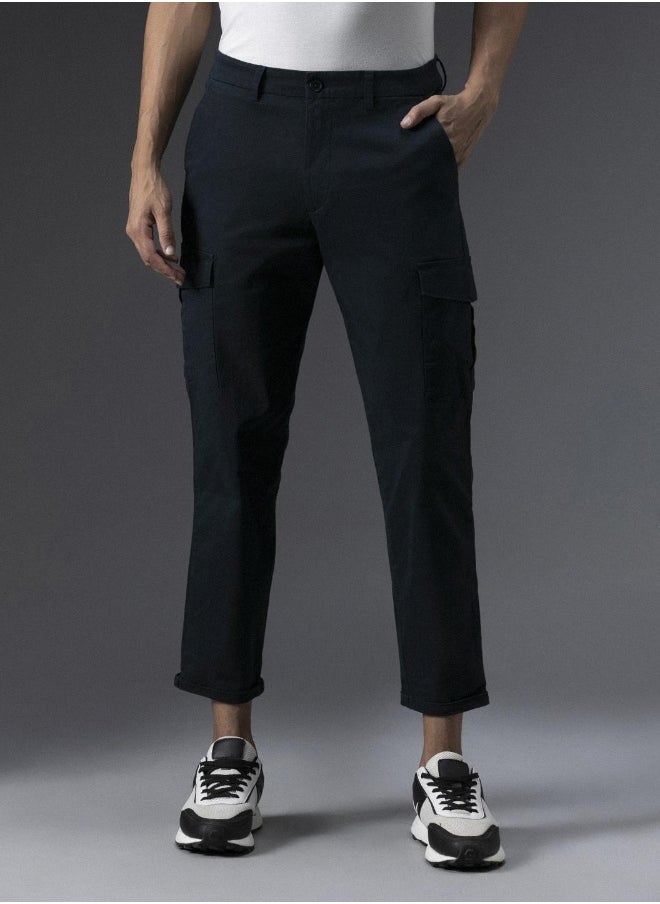 Men Navy Trousers