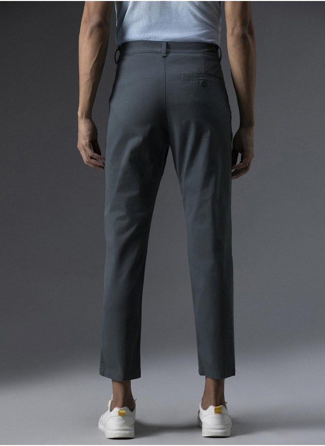 Men Charcoal Trousers