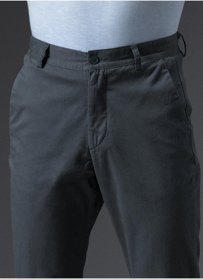 Men Charcoal Trousers