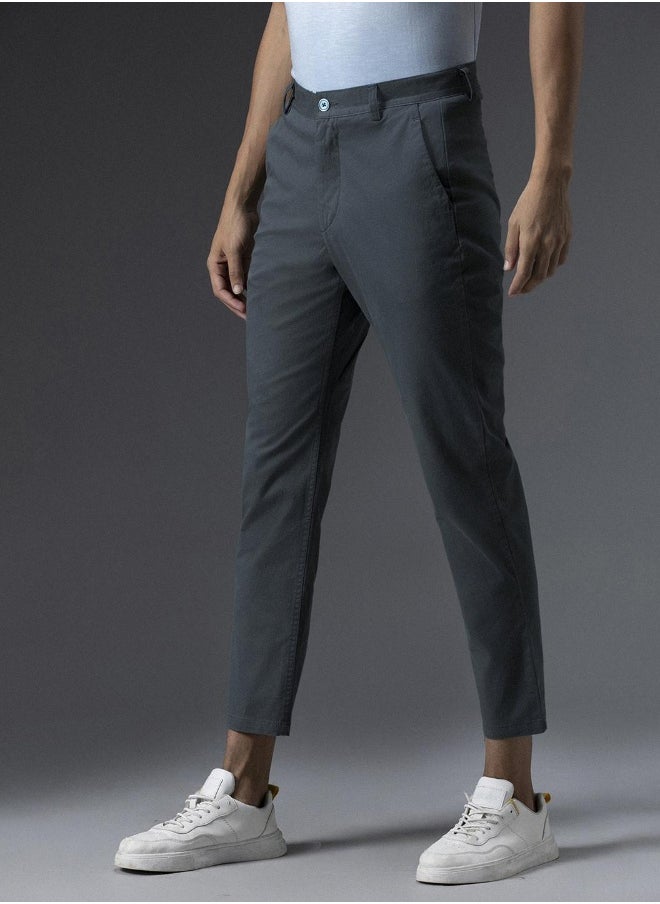 Men Charcoal Trousers