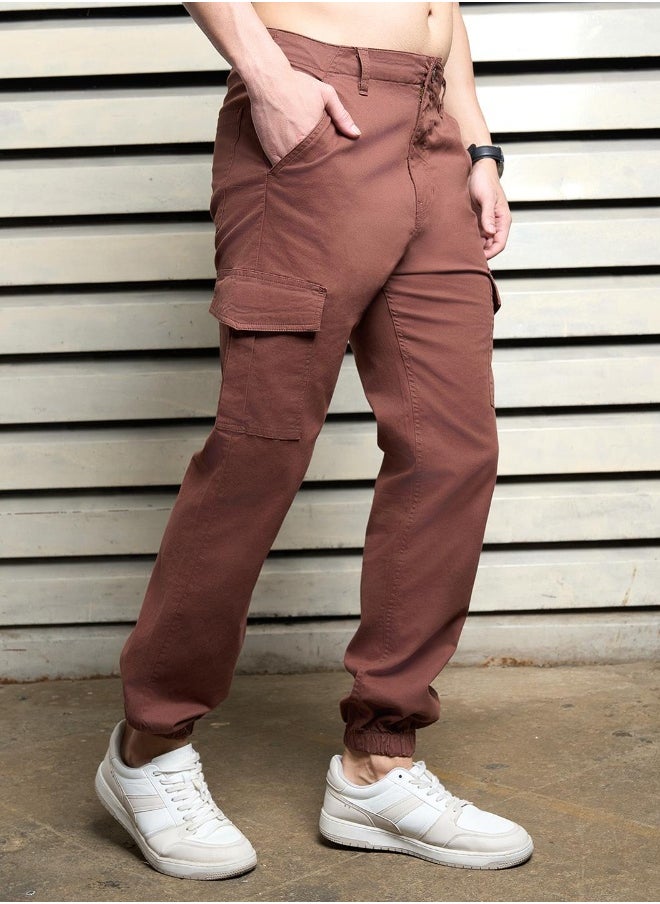 Men Brown Trousers