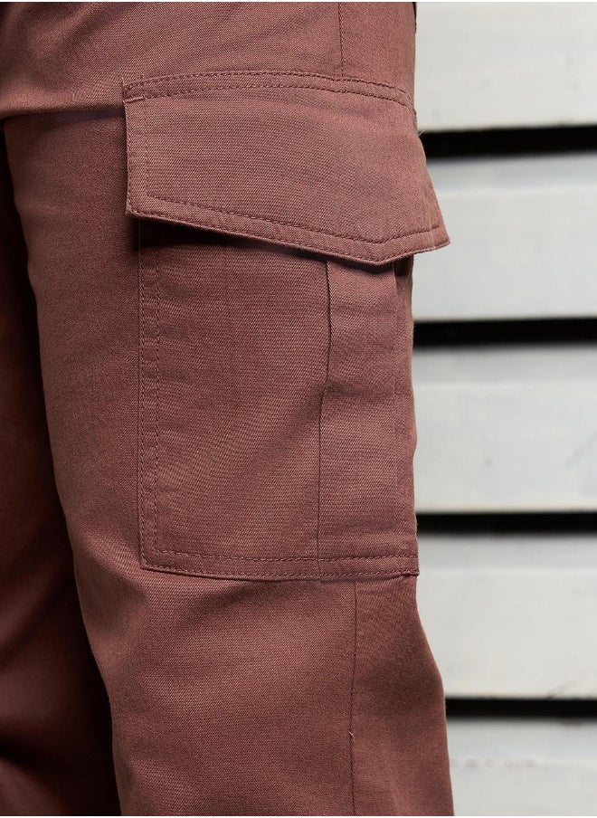 Men Brown Trousers