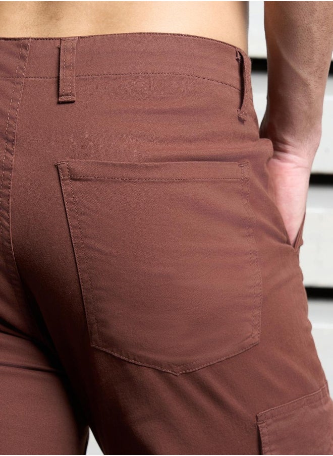 Men Brown Trousers