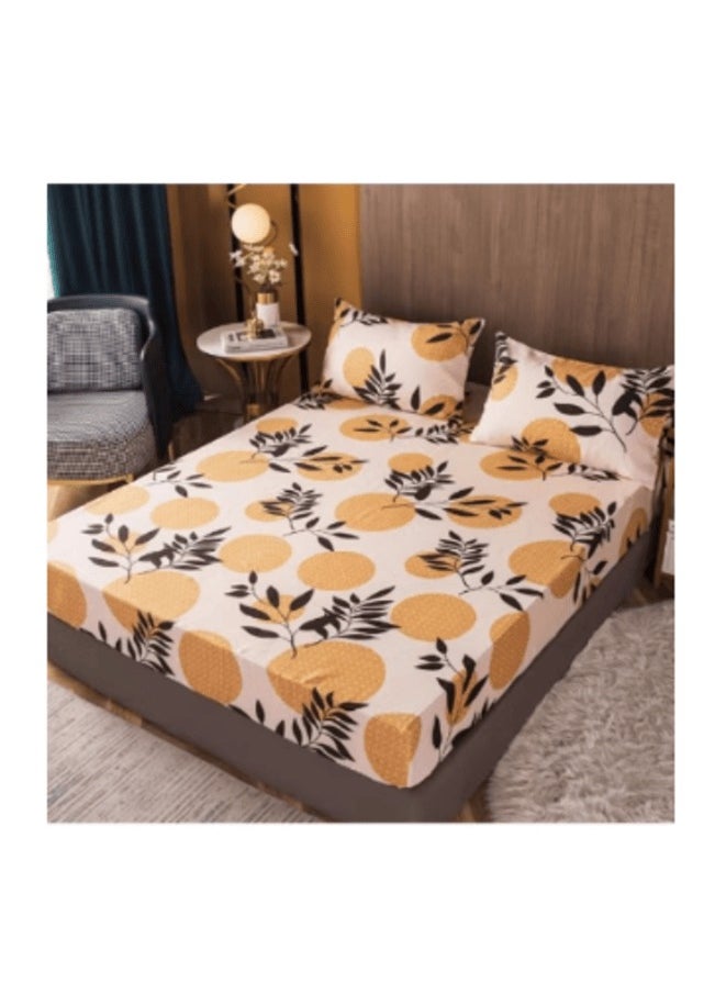 King Size Duvet Cover Set 4 Piece Lightweight Soft Breathable Premium Quality Bedding Set Includes 1x King Duvet Cover 220*240 cm 1x Fitted Sheet 200*230+25 cm 2x Pillow Cover 48*74 cm