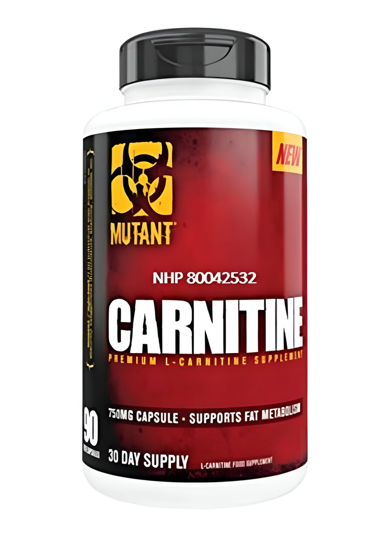 Mutant, L-Carnitine, 90 Caps, 30/90 Servings