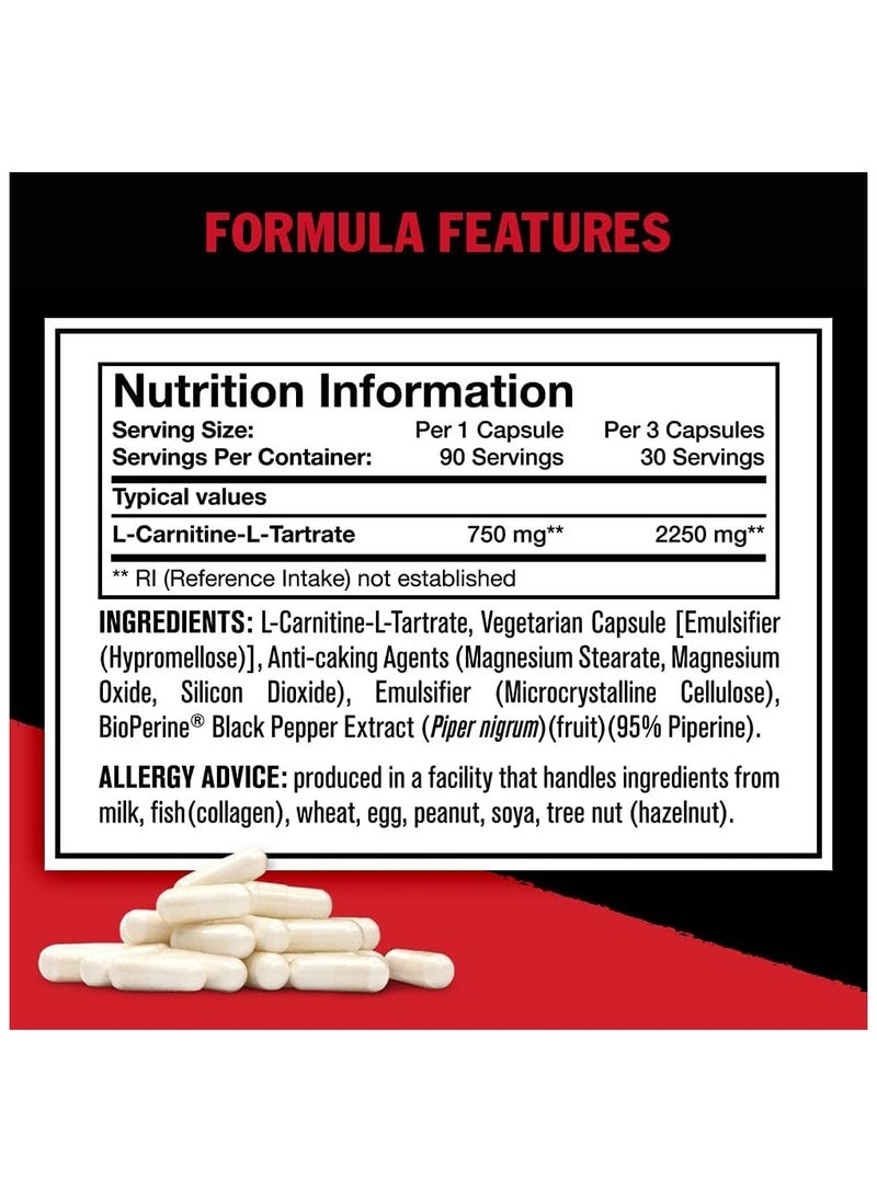 Mutant, L-Carnitine, 90 Caps, 30/90 Servings