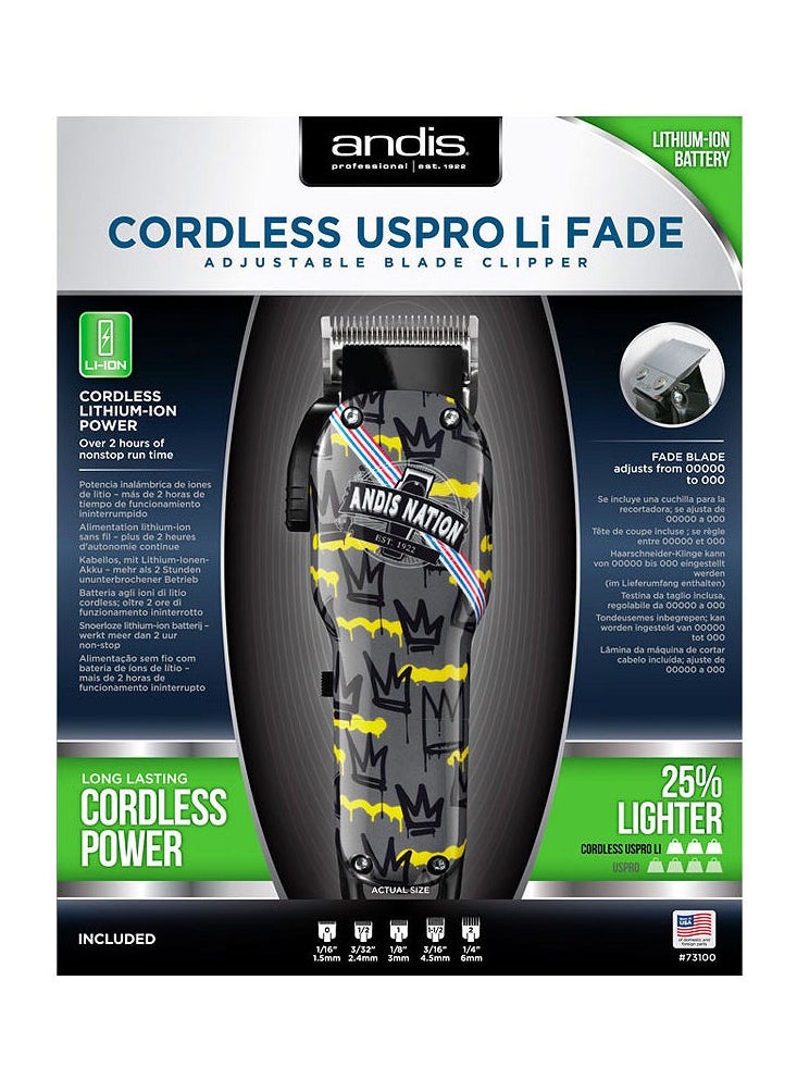 Andis Cordless USPro Li Fade Nation Hair and Beard Trimmer