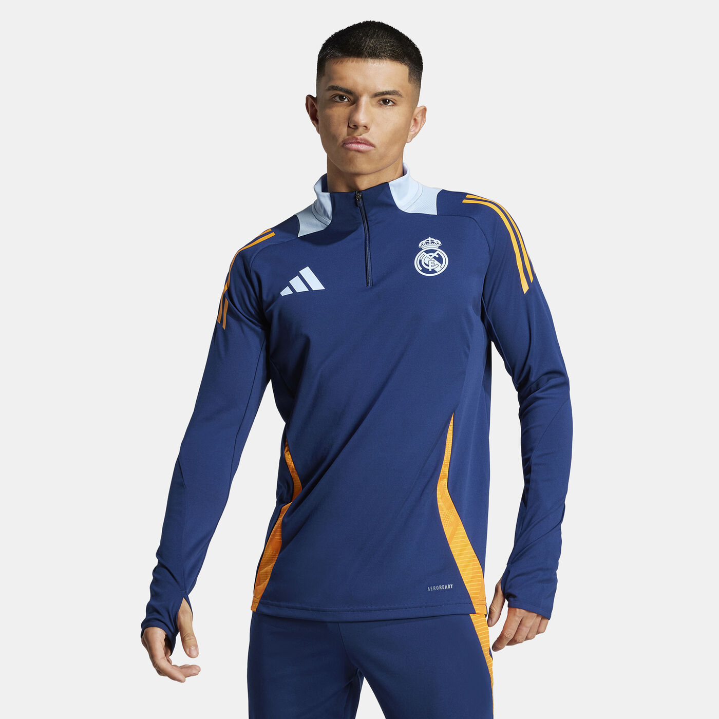 Men's Real Madrid Tiro 24 Football Training 1/4-Zip Top