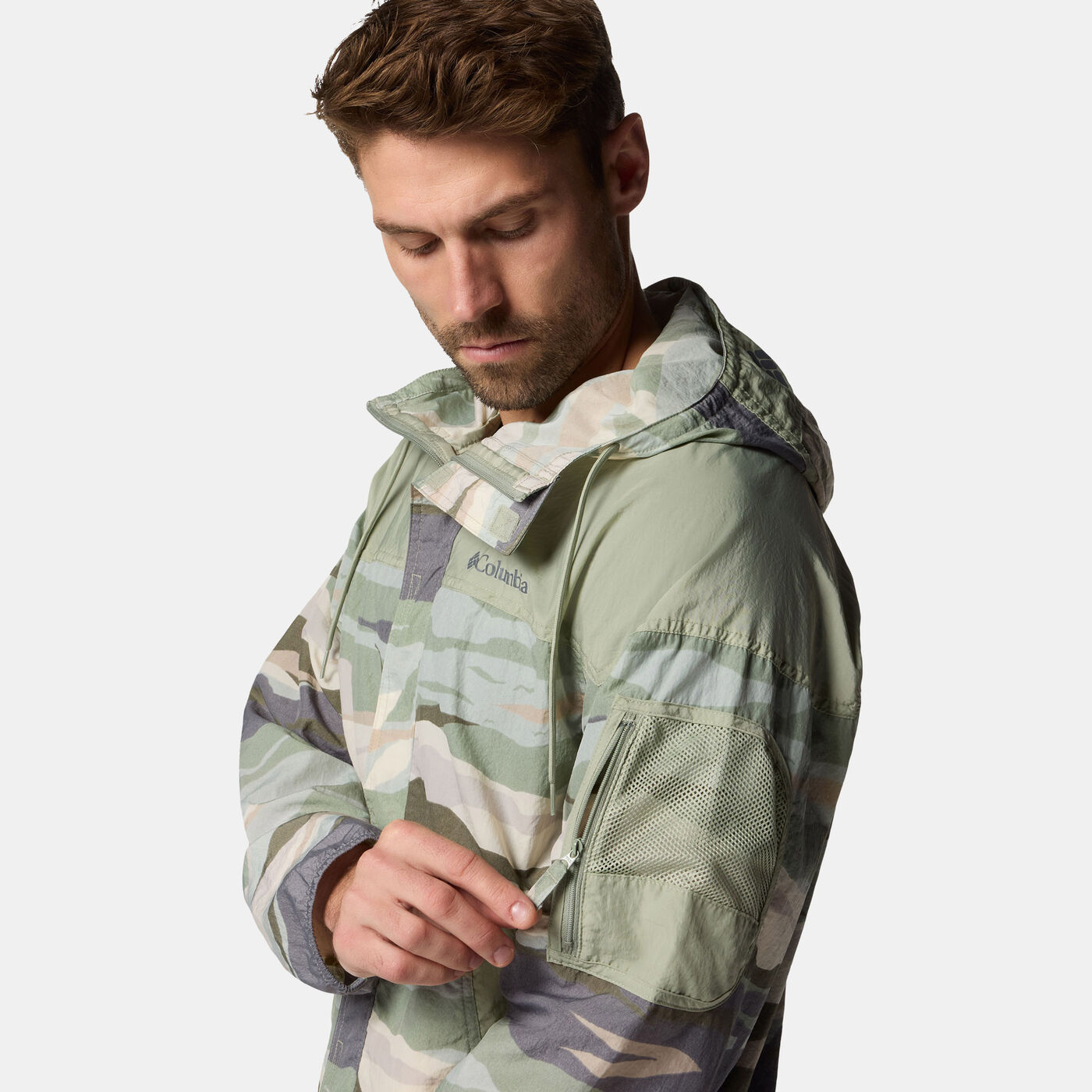 Men's Challenger II Novelty Full-Zip Windbreaker Hoodie