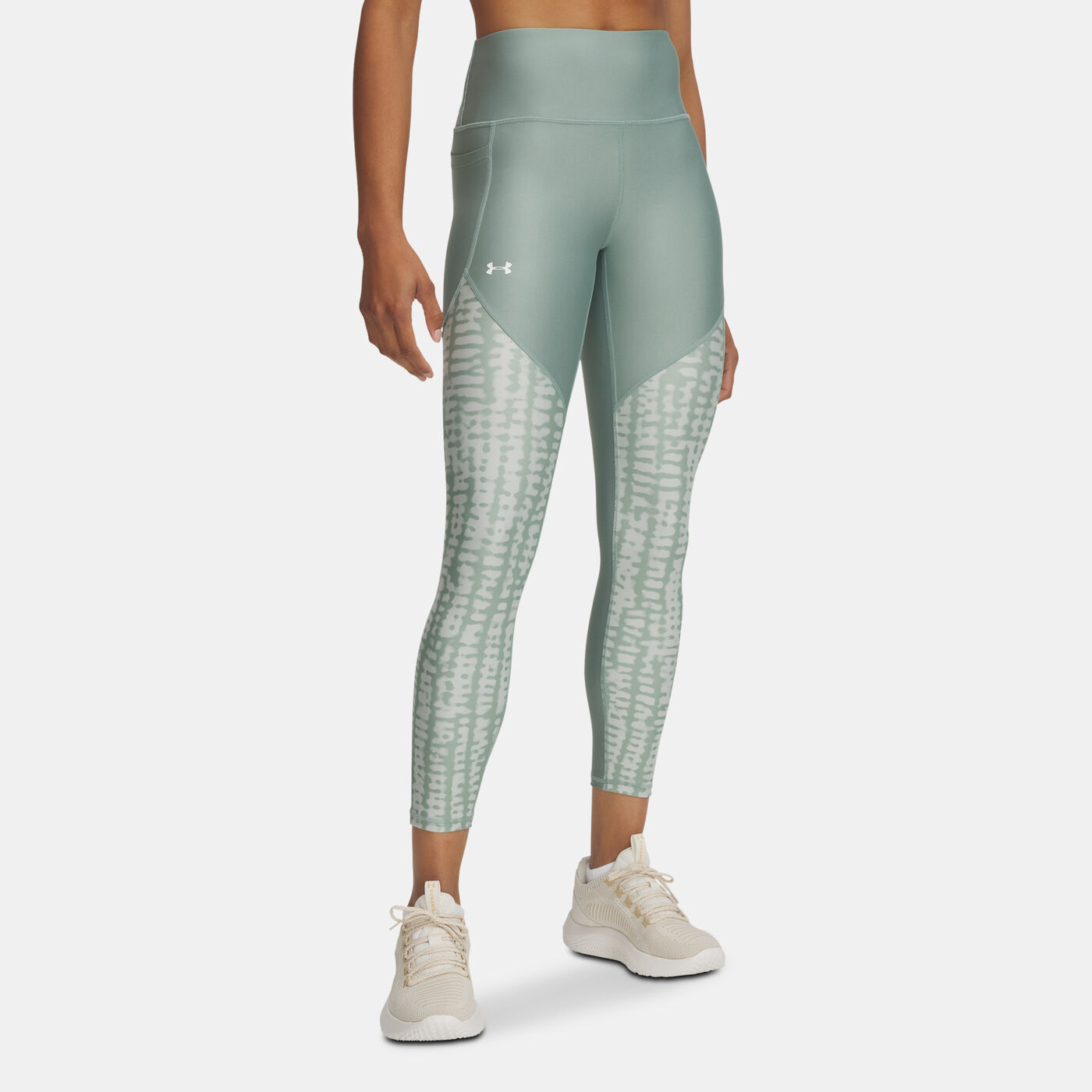 Women's UA Tech Printed Panel Ankle Leggings