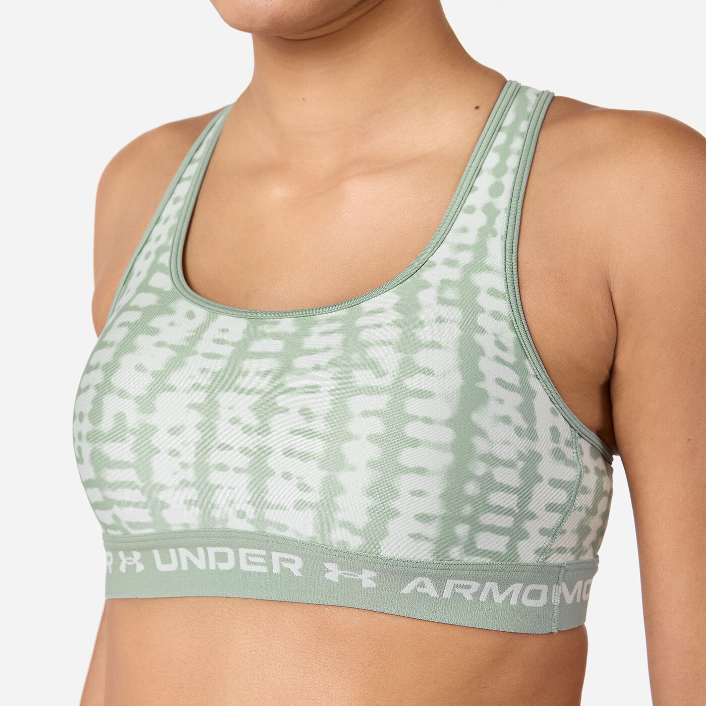 Women's Armour Medium Support Printed Sports Bra