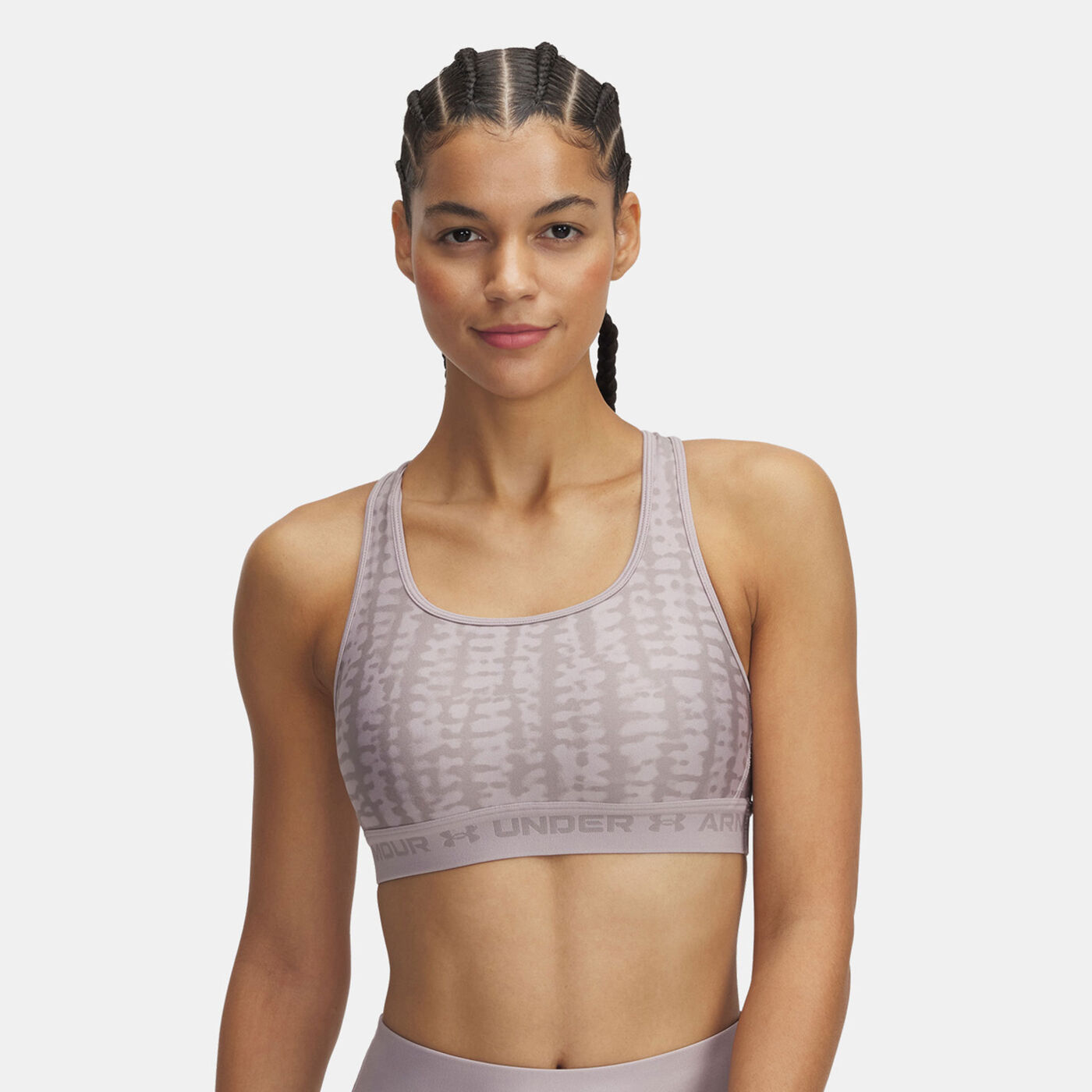 Women's Armour Medium Support Printed Sports Bra