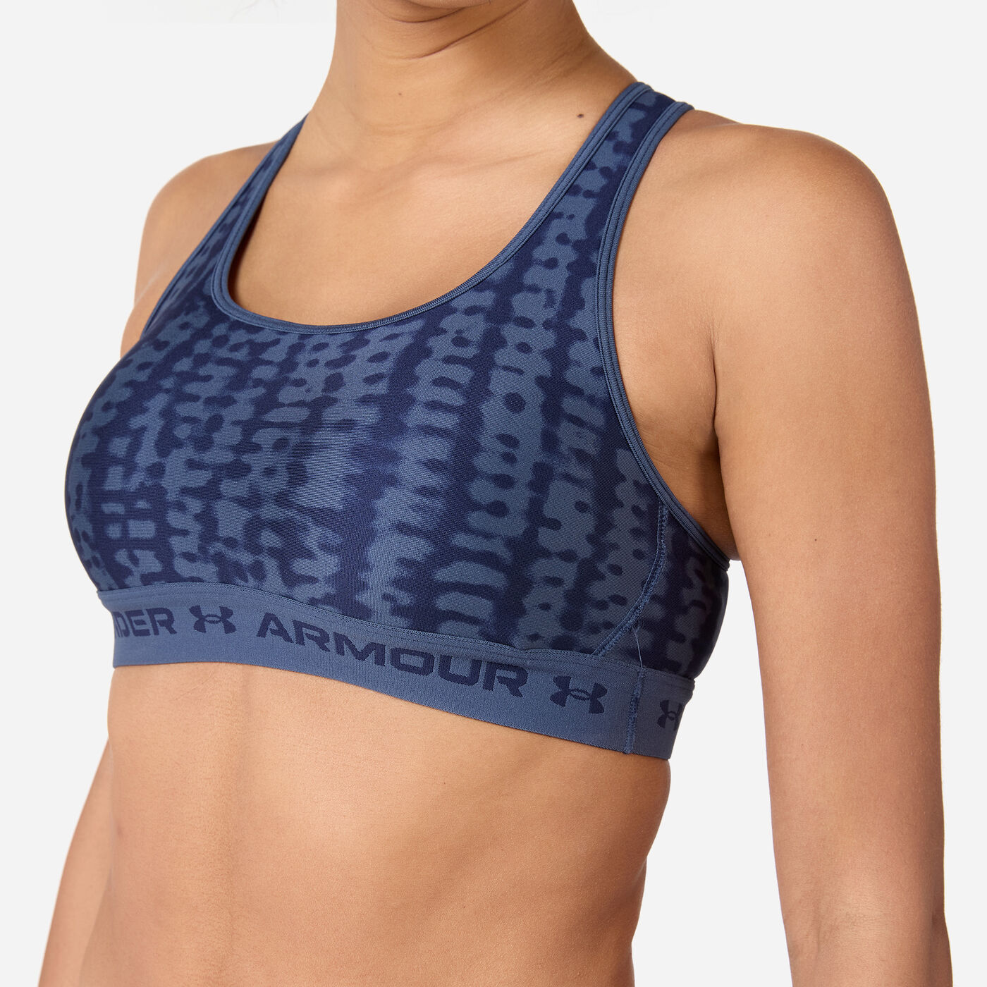 Women's Armour Medium Support Printed Sports Bra