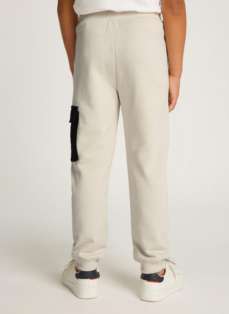 Kids Color Block Cargo Sweatpants