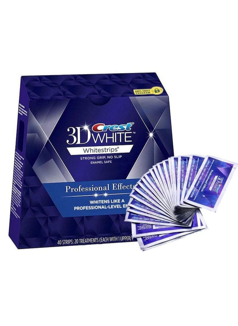 40-Piece 3D WhiteStrips Dental Whitening Kit