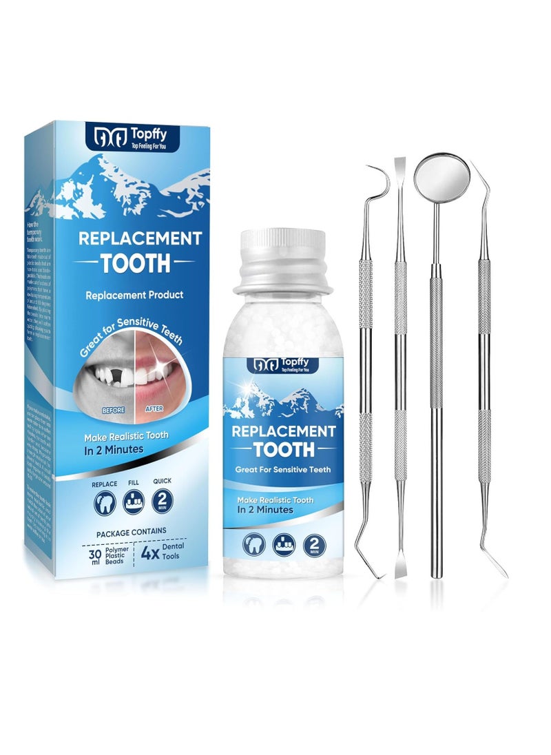 Tooth Repair Kit,Teeth Replacement Kit for Fixing The Missing and Broken Tooth Replacements Suitable for Men and Women