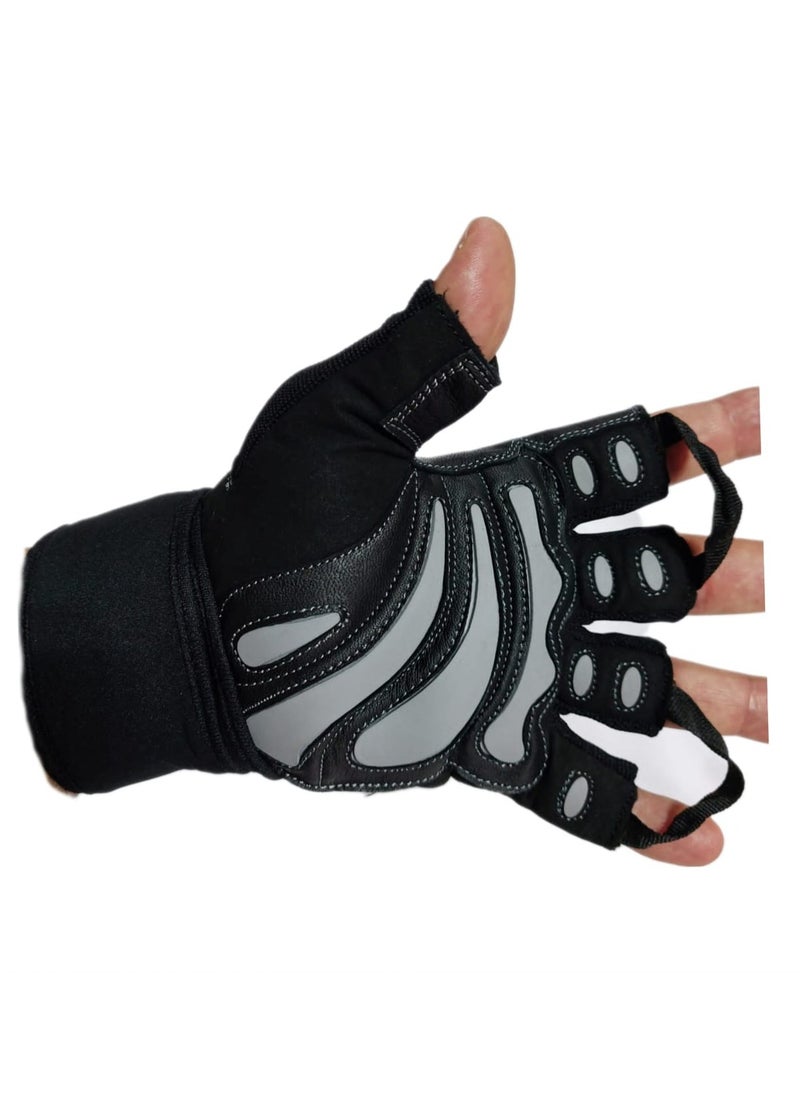 Gloves for all types of training made off pure leather with wrist support