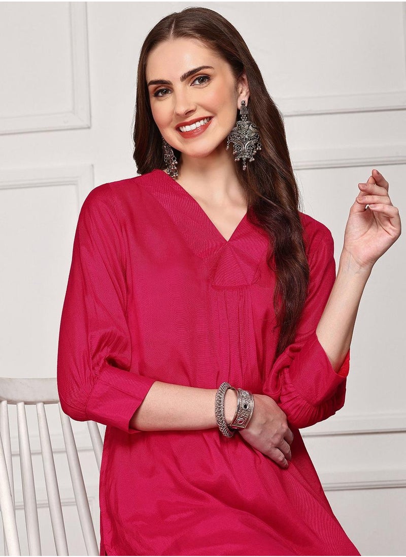 Women Viscose Shantoon 2 pcs (Kurta with Bottom)