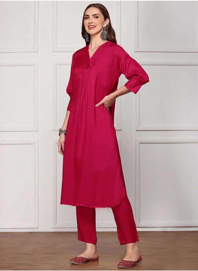 Women Viscose Shantoon 2 pcs (Kurta with Bottom)