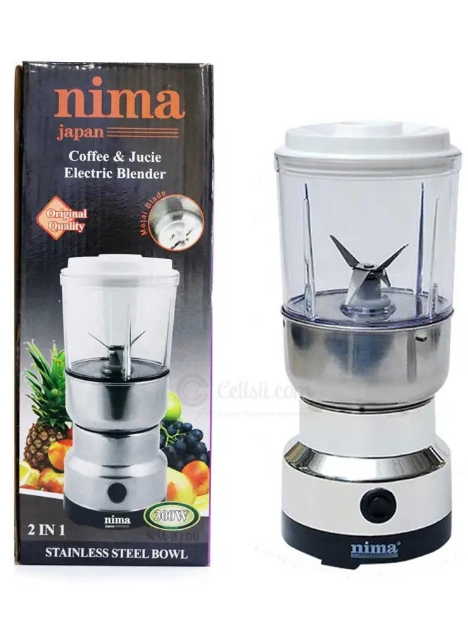 2 in 1 Food Processor Vegetable Electric Double Layers Blender Electric Coffee Grinder