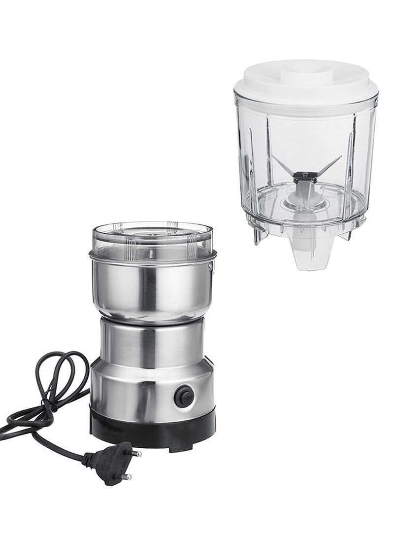 2 in 1 Food Processor Vegetable Electric Double Layers Blender Electric Coffee Grinder