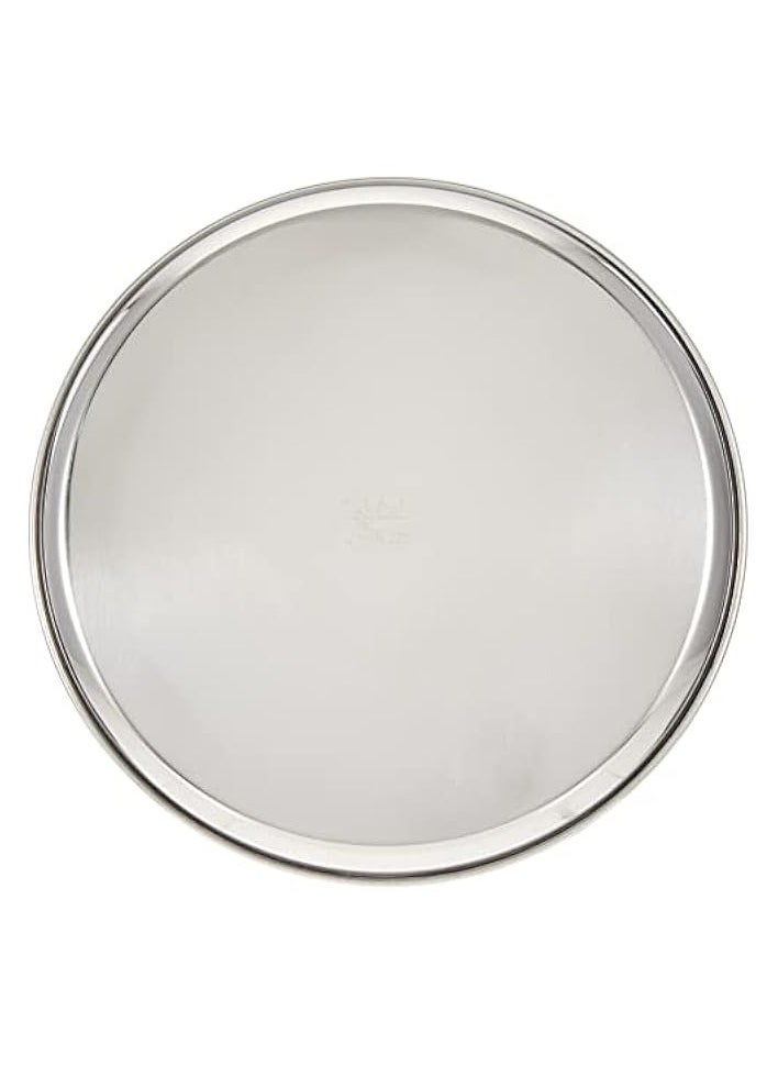 STAINLESS STEEL SILVER TOUCH PLATE, 28 CM, STCP12, DINNER PLATE , SERVEWARE , SERVING PLATE , RICE PLATE