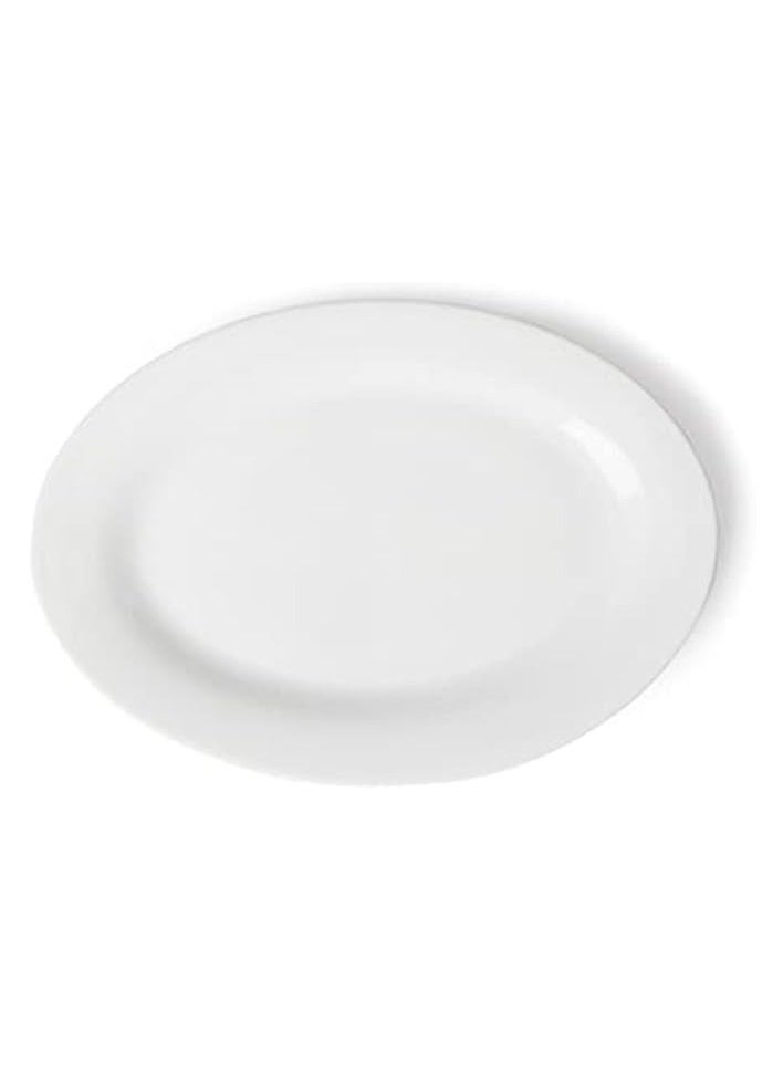 Porcelain Oval Serving Plate, 40 cm Size