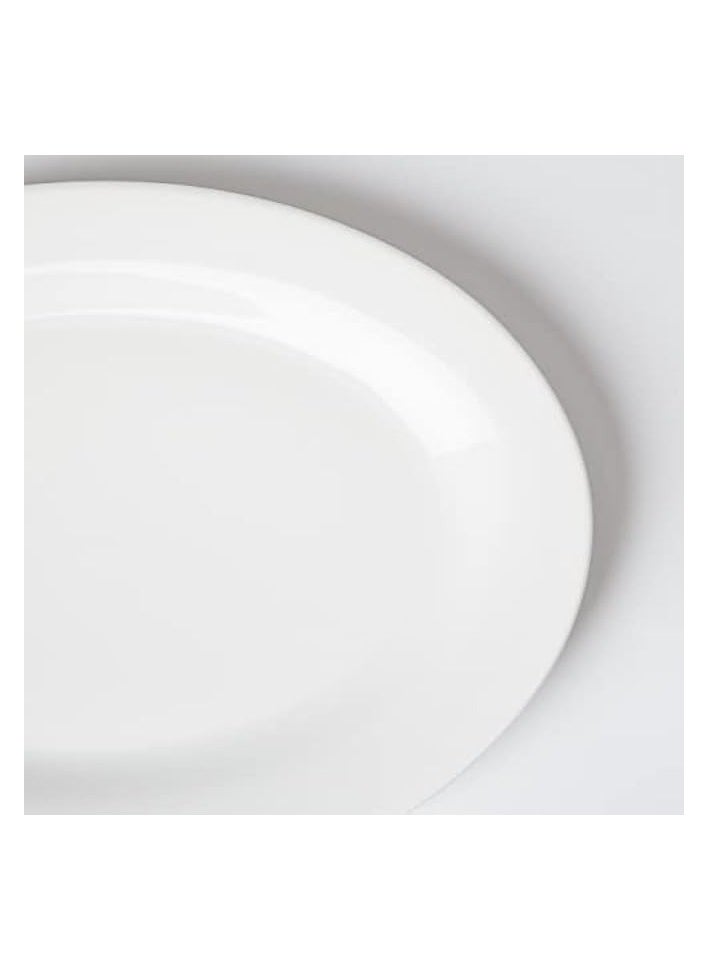 Porcelain Oval Serving Plate, 40 cm Size