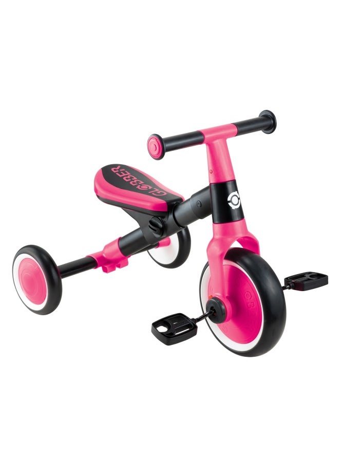 Globber Learning 2-in-1 Trike in Fuchsia