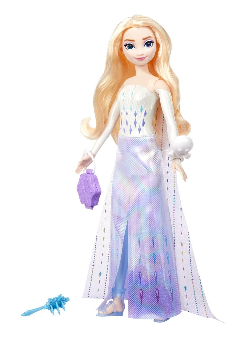 Disney Frozen Elsa Fashion Doll Set, Spin & Reveal with 11 Surprises