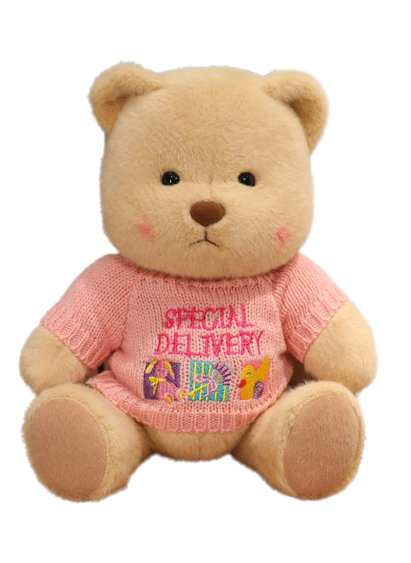 30 CM Cute Cartoon Bear Plush Toy Soft Stuffed Movable joints Doll For Girls And Boys All Ages Gift（Style 12）