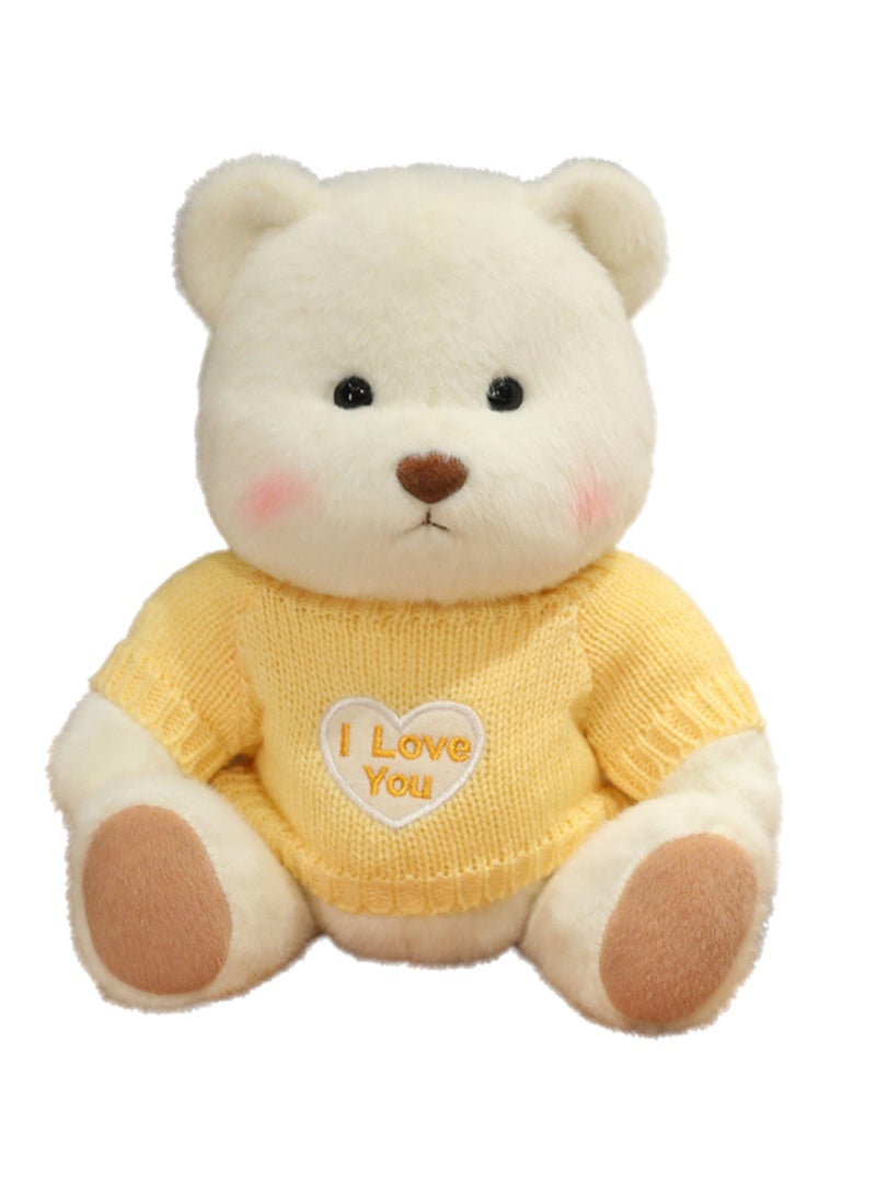 30 CM Cute Cartoon Bear Plush Toy Soft Stuffed Movable joints Doll For Girls And Boys All Ages Gift（Style 16）