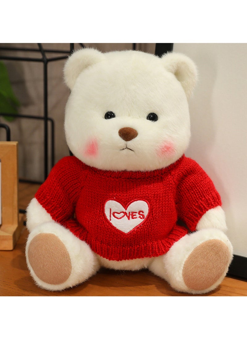 30 CM Cute Cartoon Bear Plush Toy Soft Stuffed Movable joints Doll For Girls And Boys All Ages Gift（Style 18）