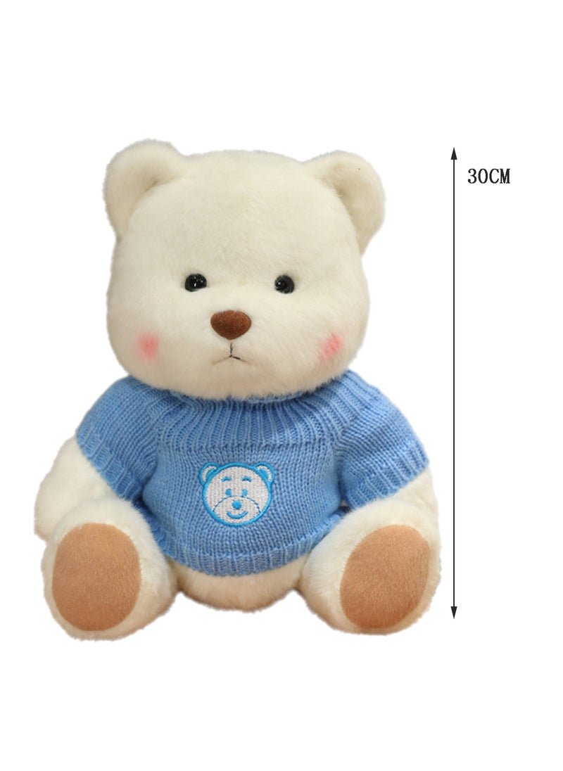 30 CM Cute Cartoon Bear Plush Toy Soft Stuffed Movable joints Doll For Girls And Boys All Ages Gift（Style 19）