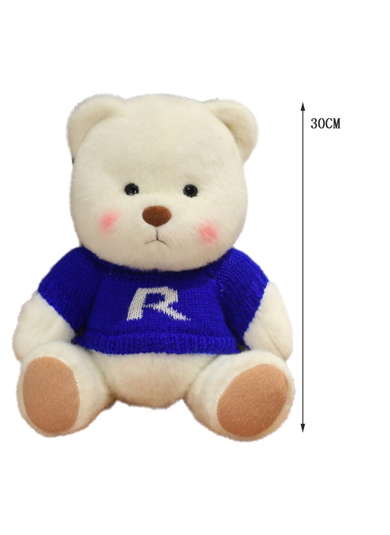 30 CM Cute Cartoon Bear Plush Toy Soft Stuffed Movable joints Doll For Girls And Boys All Ages Gift（Style 22）