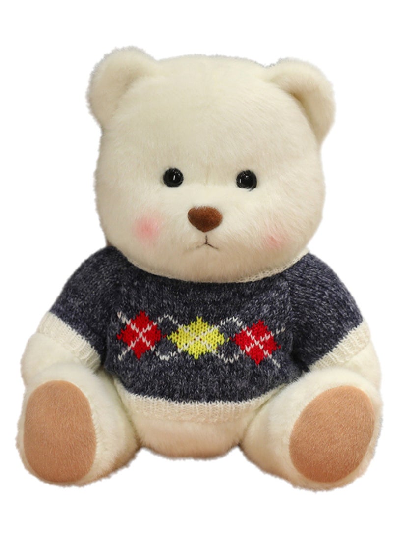 30 CM Cute Cartoon Bear Plush Toy Soft Stuffed Movable joints Doll For Girls And Boys All Ages Gift（Style 27）