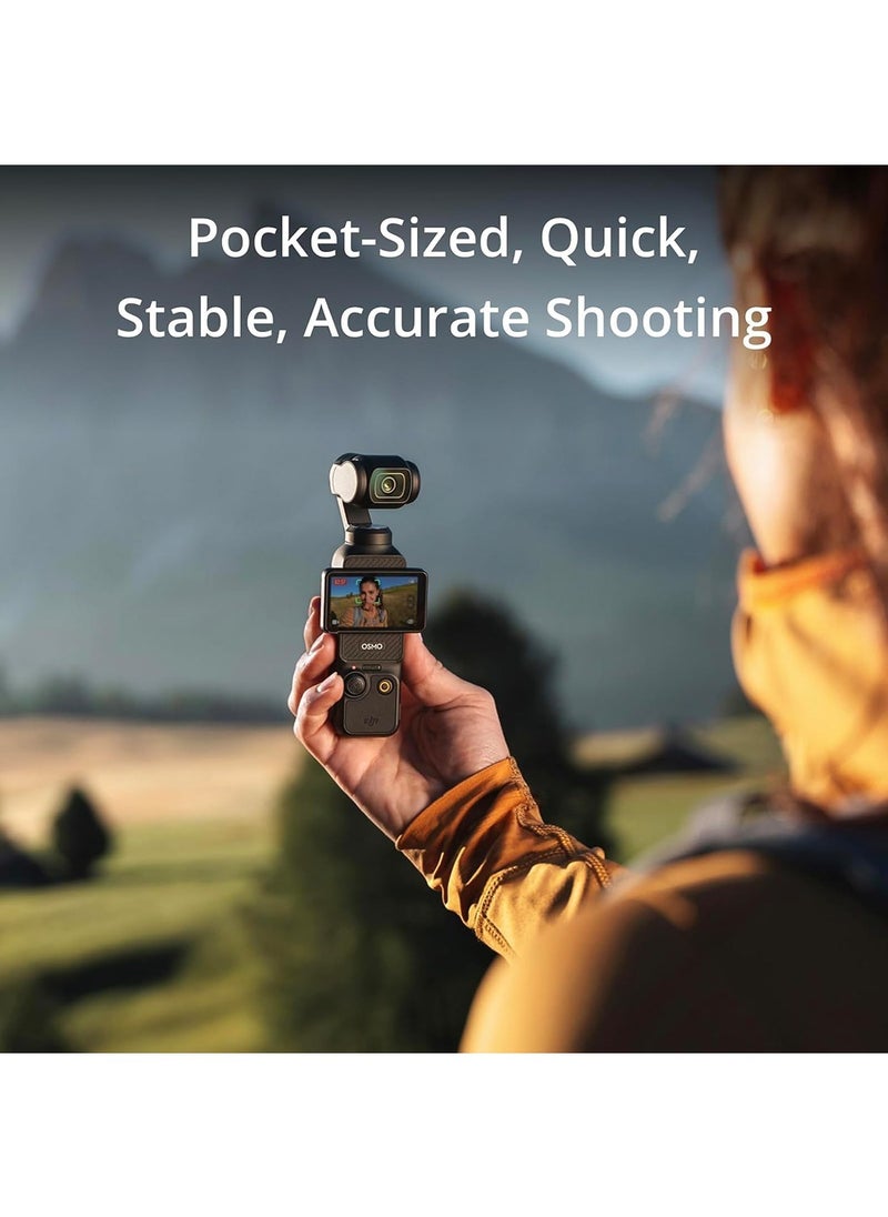 dji Osmo Pocket 3 Creator Combo, Vlogging Camera With 1'' CMOS & 4K/120fps Video, 3-Axis Stabilization