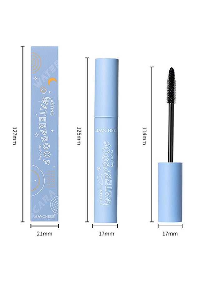 Volumizing Mascara, Long-Lasting and Smudge-Proof Mascara, for Lengthens Strengthens Lashes (Black)